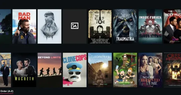 VOD Library with movies on Xtreme HD IPTV